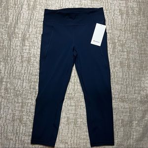 NWT lululemon time to sweat crop 23”